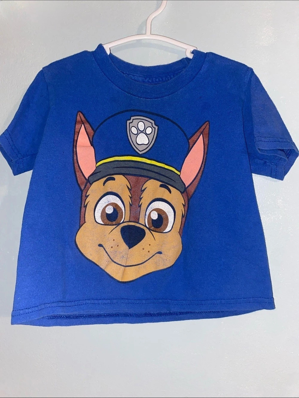 Nickelodeon Paw Patrol Chase Graphic T-Shirt Blue Short Sleeve Tee